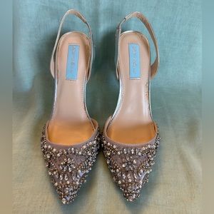 Brand New Betsey Johnson Beaded Heels